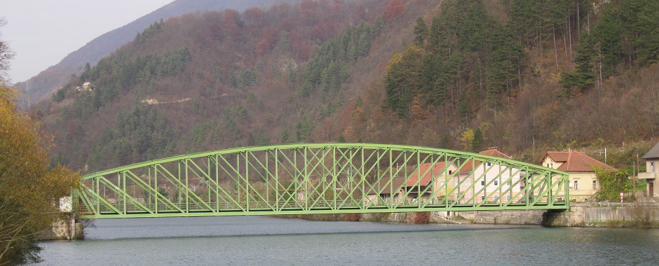 Slika železnega mosta